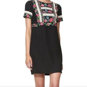 Floral Embroidered Dress Nwot - image 1